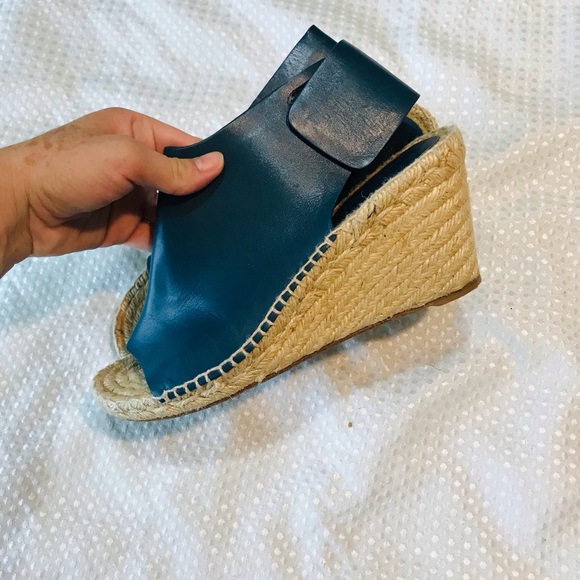 Celine Blue Leather Wedge Espadrille
Sandals - Picture 6 of 15